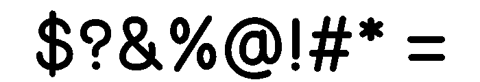 Happy Curve40 Font OTHER CHARS