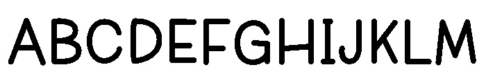 Happy Curve40 Font UPPERCASE