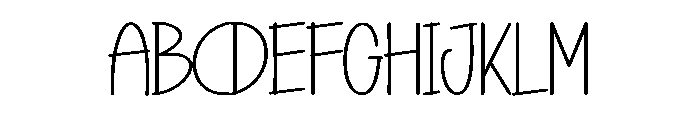 Happy Daisy Font UPPERCASE