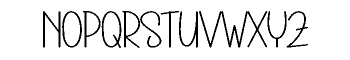 Happy Daisy Font UPPERCASE