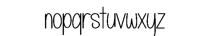 Happy Daisy Font LOWERCASE