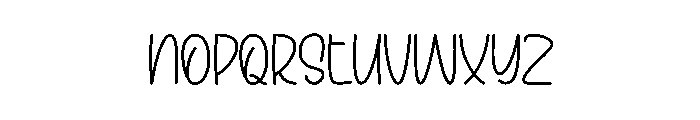 Happy Daughter Font LOWERCASE