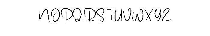Happy Detailing Font UPPERCASE