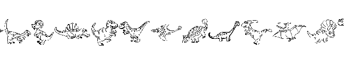 Happy Dinosaurs FONT