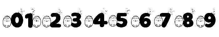 Happy Egg Font Font OTHER CHARS