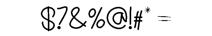 Happy Family Regular Font OTHER CHARS
