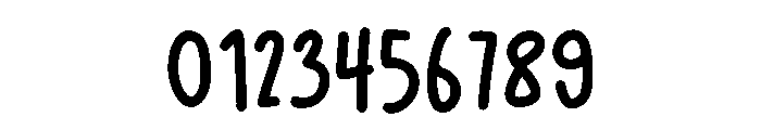 Happy Hand Font OTHER CHARS
