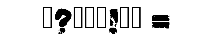Happy Hellowen Regular Font OTHER CHARS