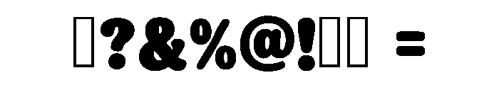 Happy Hippo Regular Font OTHER CHARS