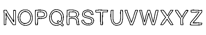 Happy Hollow Medium Font UPPERCASE