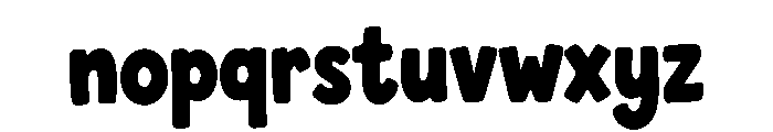 Happy Jump Font LOWERCASE