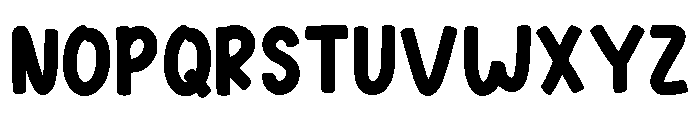 Happy Jumper Regular Font LOWERCASE