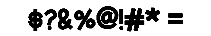 Happy Kiddo Regular Font OTHER CHARS