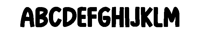 Happy Kiddo Regular Font UPPERCASE