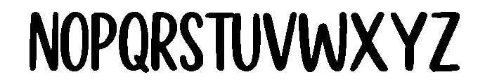 Happy Kindness Regular Font UPPERCASE