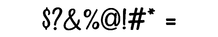 Happy Maker Font OTHER CHARS