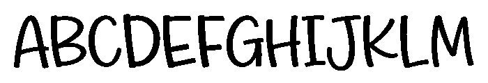 Happy Maker Font UPPERCASE
