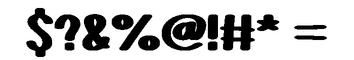 Happy Mama Regular Font OTHER CHARS