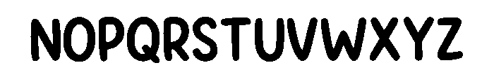Happy Marker Regular Font UPPERCASE