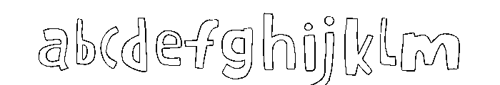 Happy Mess Alt2 Outline FONT