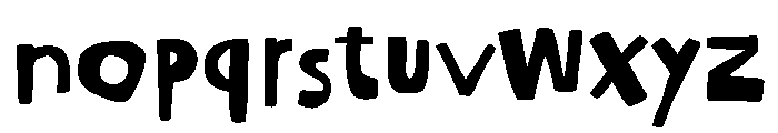 Happy Mess Alt2 Font LOWERCASE