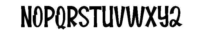 Happy Midnight Font UPPERCASE