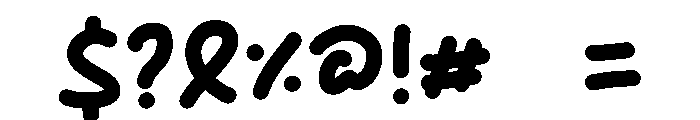Happy Mochi Regular Font OTHER CHARS