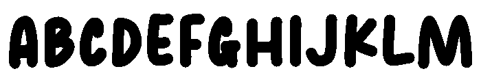Happy Mochi Regular Font UPPERCASE