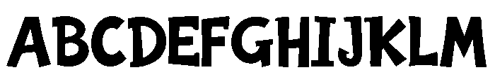 Happy Monkey Font UPPERCASE