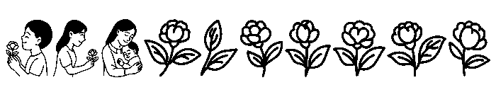 Happy Mother Doodle Font OTHER CHARS
