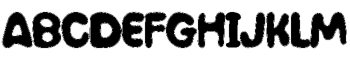Happy Noodle Font UPPERCASE
