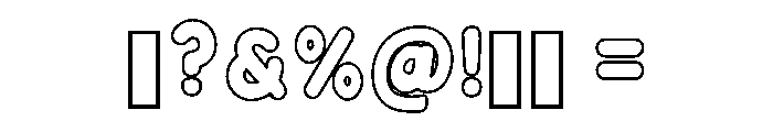 Happy Notes Regular Font OTHER CHARS
