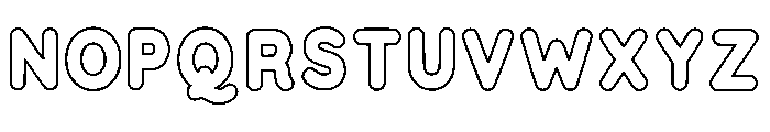 Happy Notes Regular Font UPPERCASE