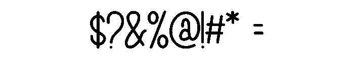 Happy Orange Regular Font OTHER CHARS