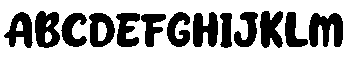 Happy Parade Regular Font UPPERCASE