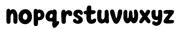 Happy Parade Regular Font LOWERCASE