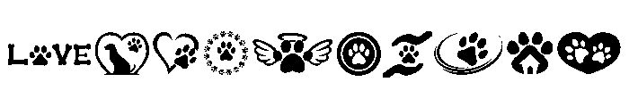Happy Paw Font OTHER CHARS
