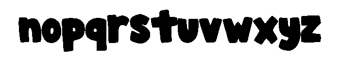 Happy Playful Regular Font LOWERCASE