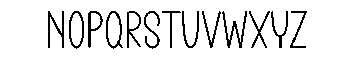 Happy Playful Font UPPERCASE