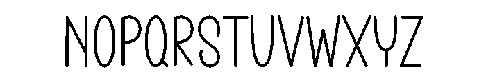 Happy Playful Font LOWERCASE