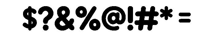 Happy Puff Font OTHER CHARS
