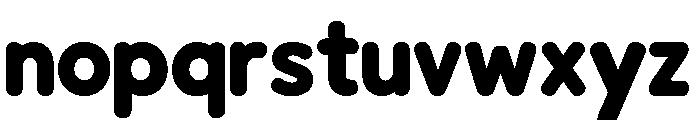 Happy Puff Font LOWERCASE