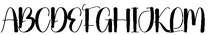 Happy Radiant Font UPPERCASE