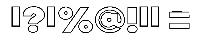 Happy Rainbow Regular Font OTHER CHARS