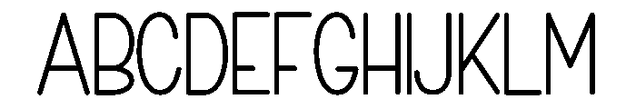 Happy Rainday Font UPPERCASE