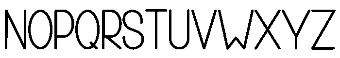 Happy Rainday Font UPPERCASE