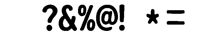 Happy Rounded Font OTHER CHARS