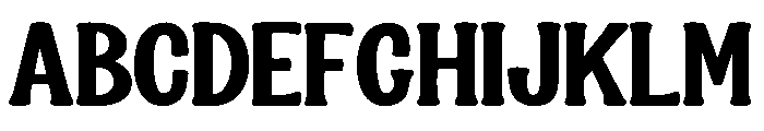 Happy Rounded Font UPPERCASE