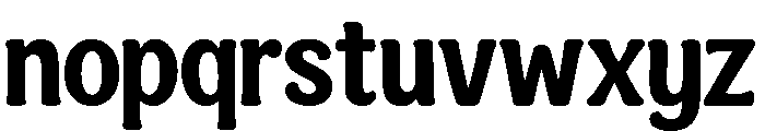Happy Rounded Font LOWERCASE