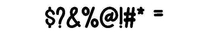 Happy Sans Regular Font OTHER CHARS